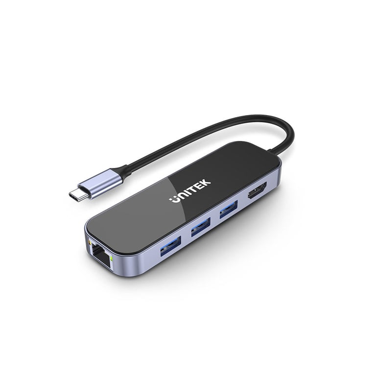 UNITEK uHUB H6 Avec fil USB 3.2 Gen 1 3.1 Gen 1 Type C Neuf