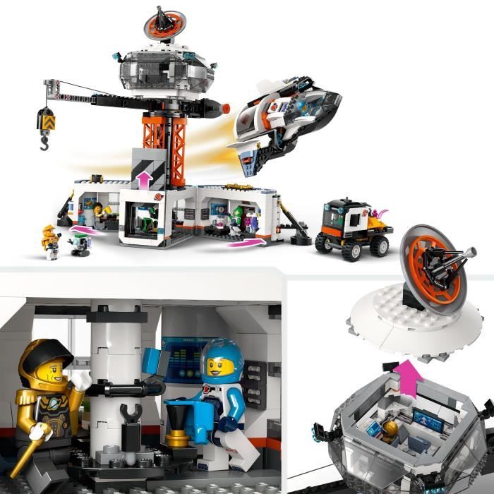 Lego City La Station Spatiale Et La Base De Lancement De Fusées 60434 Lego - vue 4