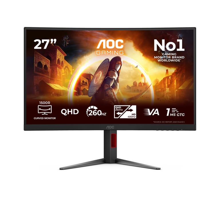 AOC CQ27G4Z2 Moniteur Gaming 27 Quad HD Incurvé 260 Hz Neuf - vue 4