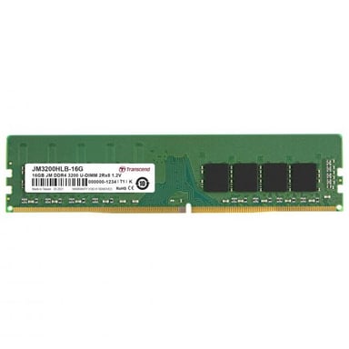 Transcend JetRam JM3200HLB-16G módulo de memoria 16 GB 2 x 8 GB DDR4