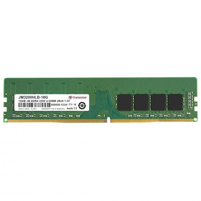 Transcend Jm3200hlb 16g Module De Mémoire 2 X 8 Go Ddr4 3200 Mh - vue 3