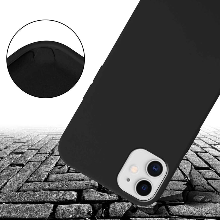 Tour de cou chaîne pour Apple iPhone 11 en LIQUID BLACK Housse de protection en silicone avec cordelette réglable
