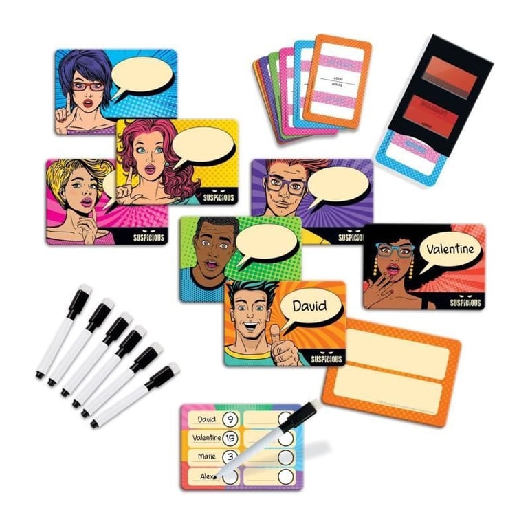 Dujardin Suspicious Jeu d'Ambiance Devine Qui Est 'Espion A Jouer en Famille Et Entre Amis A Partir De 4 Joueurs Suspens Garanti - vue 9