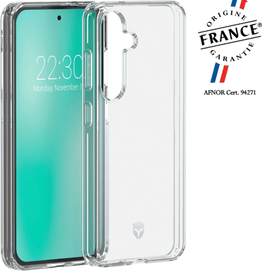 Cover per Galaxy S24 rinforzata FEEL sistema Tryax 3D antishock