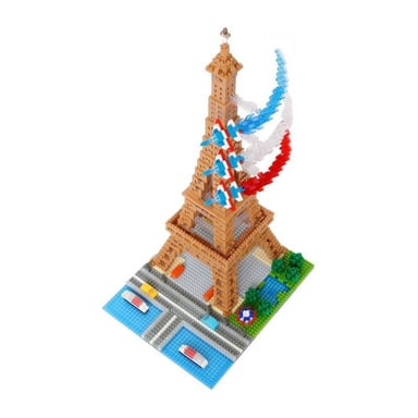 Nanoblock - Bandai - NB057 - Torre Eiffel - 500 pezzi - assemblabile - da 8 anni in su