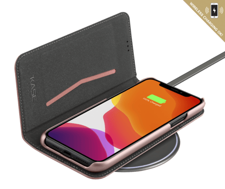 Étui et Coque slim magnétique 2-en-1 GEN 2.0 pour Apple iPhone 11 Pro Max, Or Rose