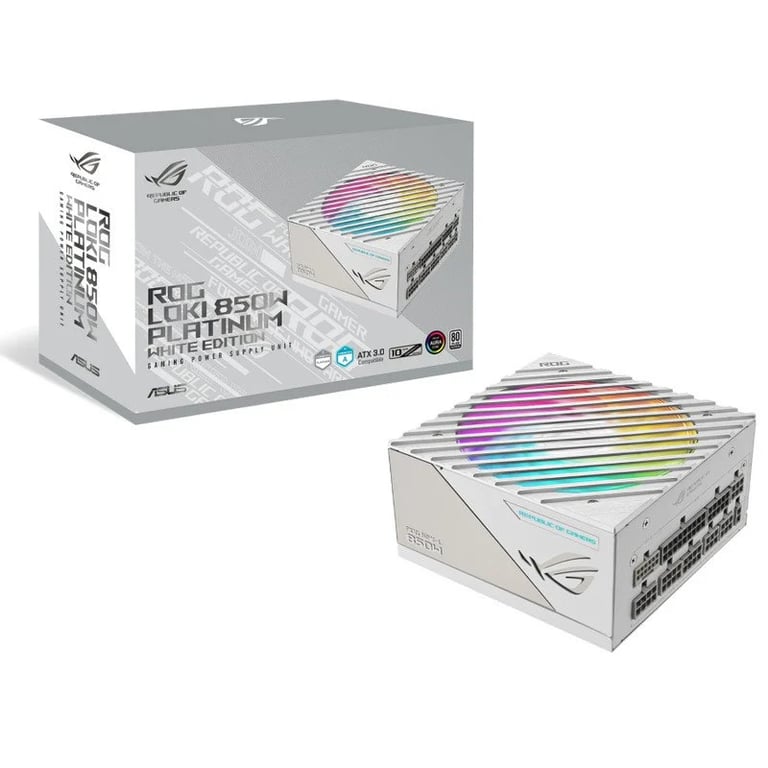 ASUS ROG Loki SFX-L White Edition (850W – SFX-L – 80 PLUS Platinum) - Neuf