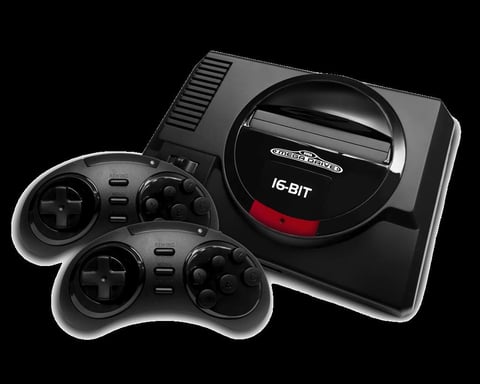Consola retro Sega Mini Megadrive HD + 85 juegos - edición oro 2017-2018