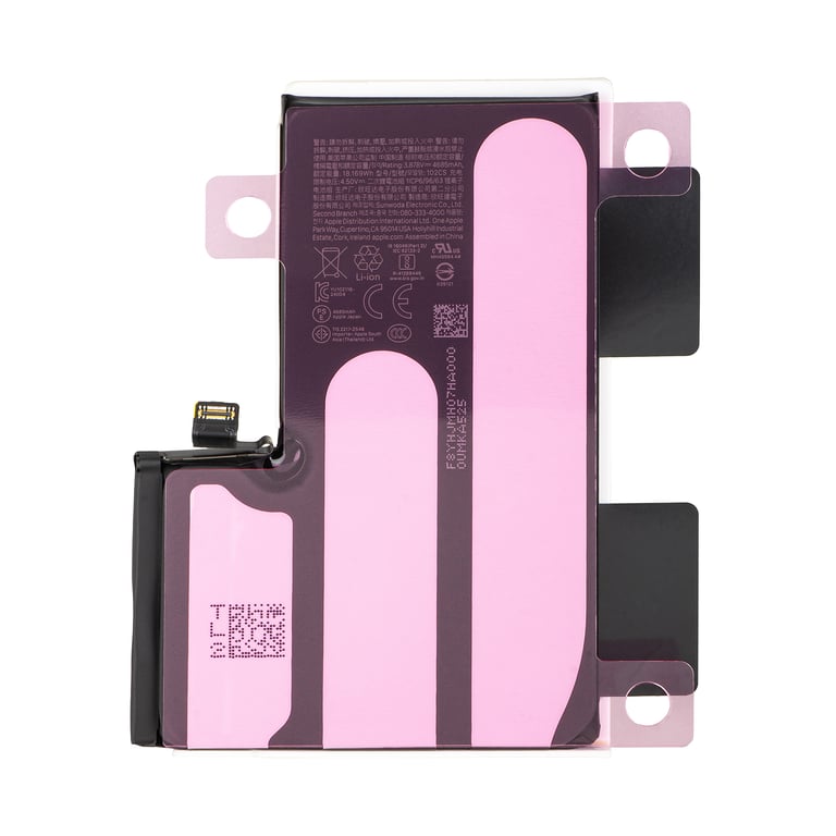 Batterie Original pour iPhone 16 Pro Max Li ion 4852mAh Service Pack Neuf