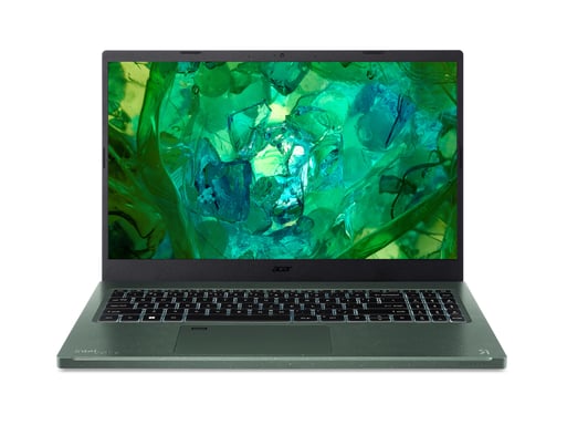 Acer Aspire AV15-53P-557K Intel® Core™ i5 i5-1335U Ordinateur portable 39,6 cm (15.6'') Full HD 16 Go LPDDR5-SDRAM 512 Go SSD Wi-Fi 6 (802.11ax) Windows 11 Home Vert