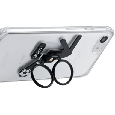 Porta smartphone e gancio a doppio anello, calciatore