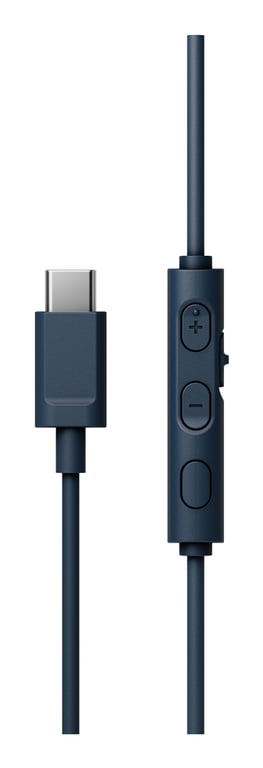 JVC HAS33UC Casque Avec fil Arceau Appels/Musique USB Type-C Noir, Bleu - Neuf