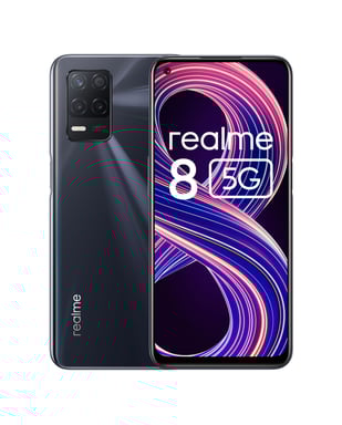 Realme 8 5G 128 GB, Negro, Desbloqueado
