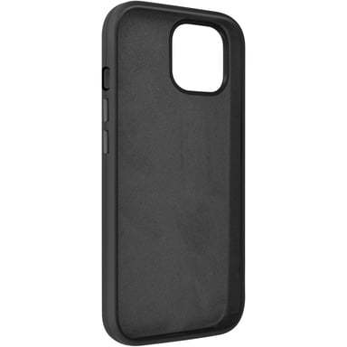 Moxie Funda para iPhone 15 Interior de microfibra Bordes levantados Negro