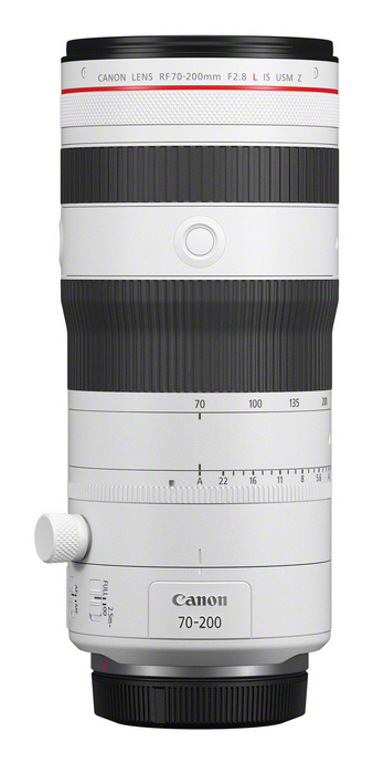 Canon RF 70-200mm F2.8L IS USM Z MILC Téléobjectif zoom Noir, Blanc - Neuf