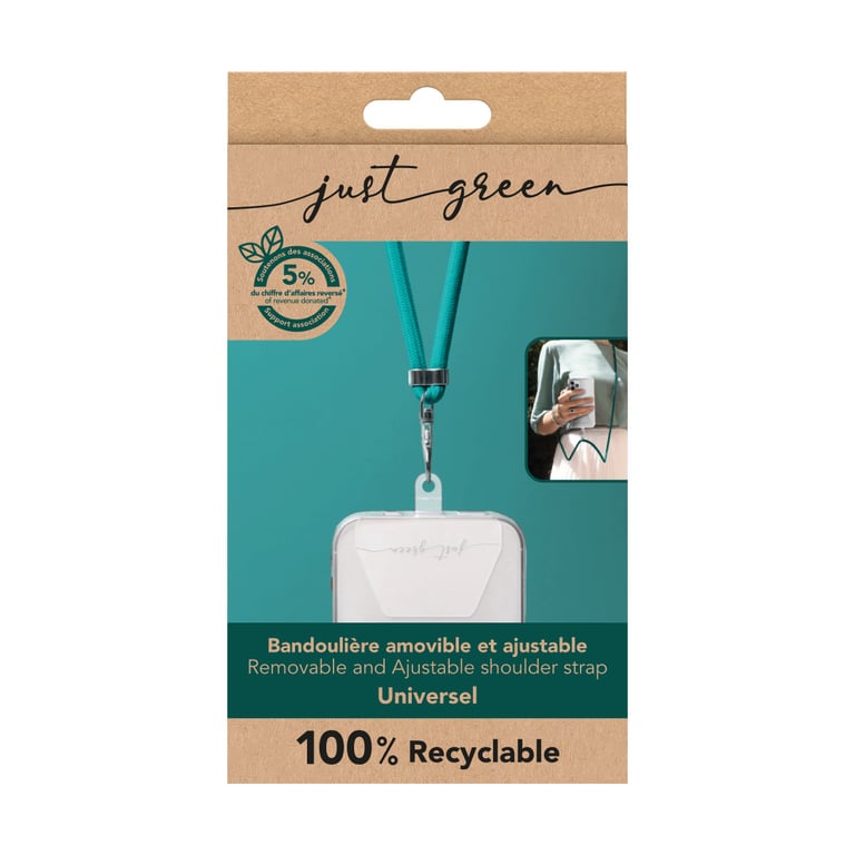 Bandoulière amovible Universelle 100% Recyclable Lagoon Just - vue 3