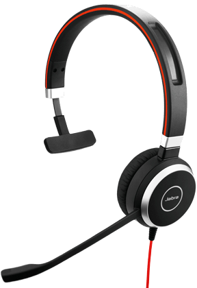 Jabra Evolve 40 UC Mono USB-C Casque Avec fil Arceau Bureau/Centre d'appels USB Type-C Noir