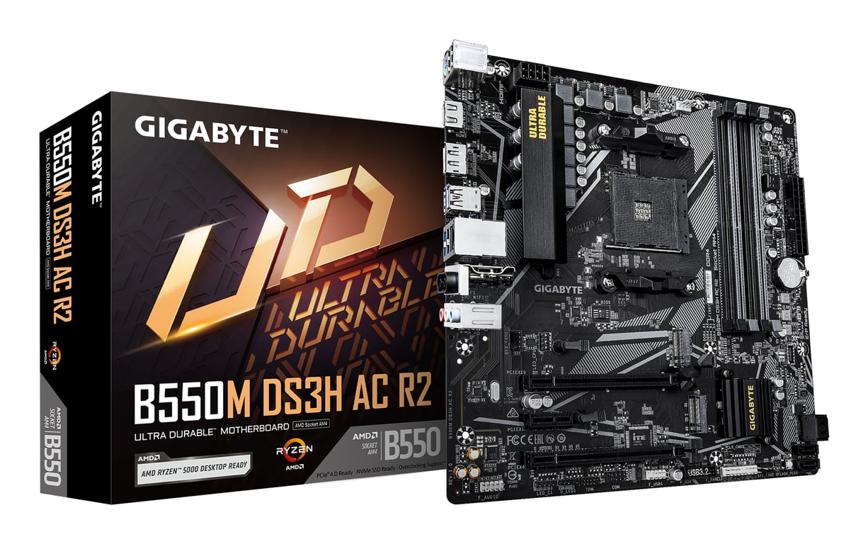 Gigabyte B550M DS3H AC R2 - vue 7