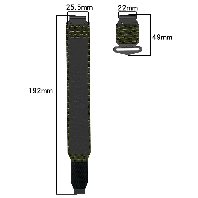 INF Bracelet De Montre 26 Mm Pour Les Séries Garmin Epix Et Fenix Gris - vue 3