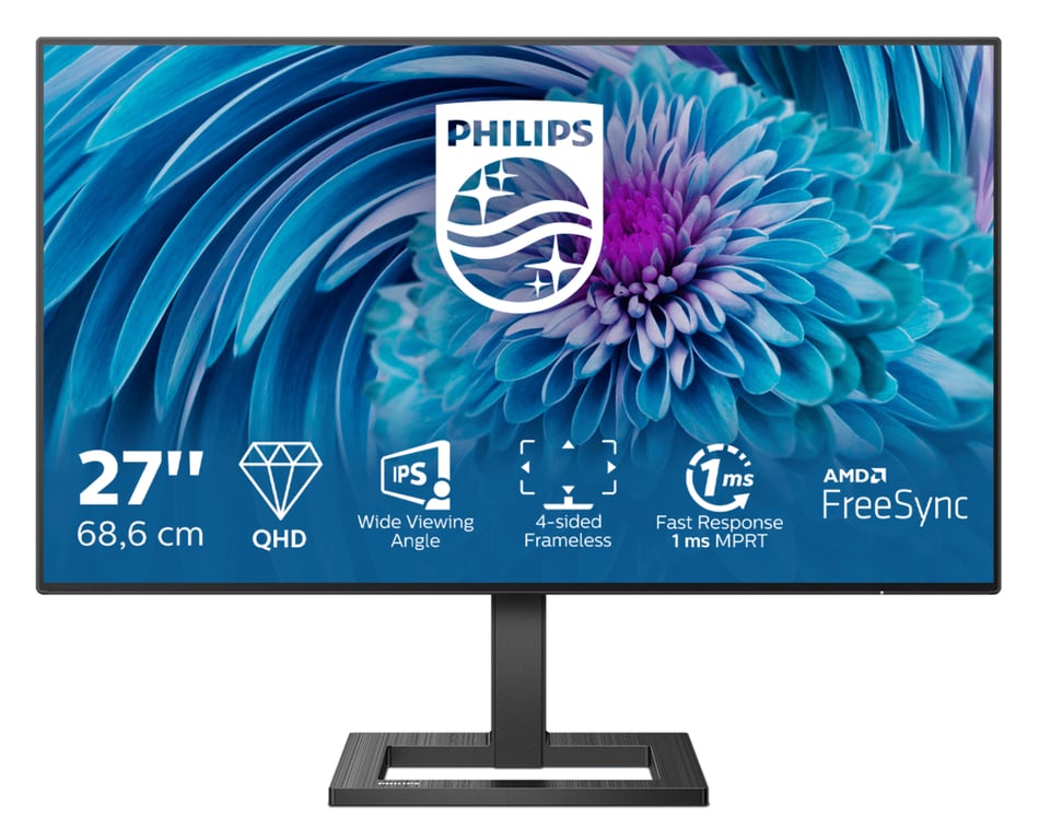 Philips 27 IPS Monitor 2560 x 1440 75Hz Displ - vue 2