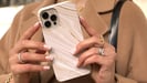 Burga Funda para iPhone 15 Tough A prueba de golpes modelo Full Glam Beige