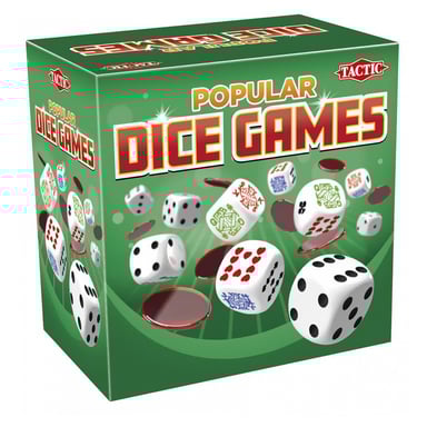 Coffret de jeux de dés pour soirées entre amis et en famille
