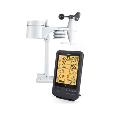 Alecto Estación Meteorológica Profesional con Sensor Inalámbrico Modelo WS-4700 Negro