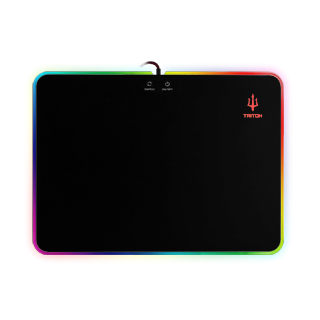 Atlantis Land P002-GP35-LED tapis de souris Tapis de souris de jeu Noir - Neuf