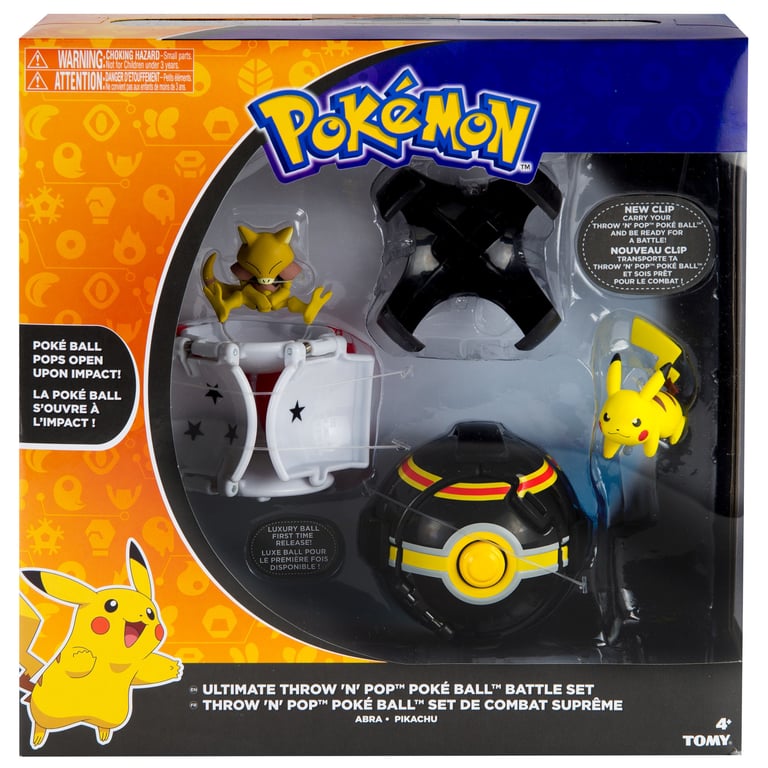 Tomy Coffret Throw 'N' Pop Poké Ball Ultime Combat Neuf - vue 2