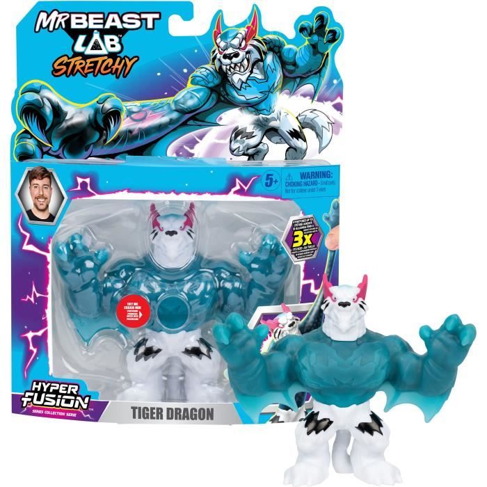 Figurine élastique MRBEAST LAB Goo Jit Zu Tigre Dragon 11 cm - vue 2