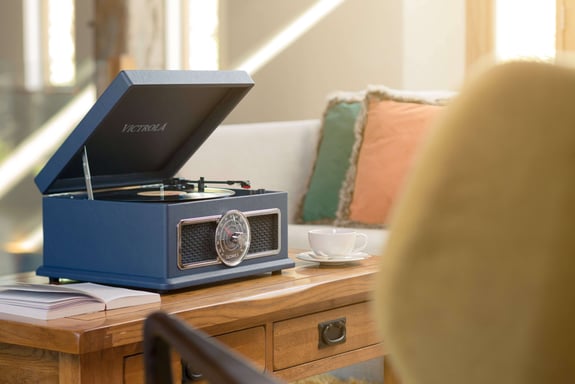 Giradiscos Plaza VTA-810-BLU-EU