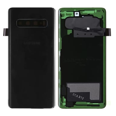 Samsung Galaxy S10 Batteria Cover Originale Samsung Pannello posteriore Nero