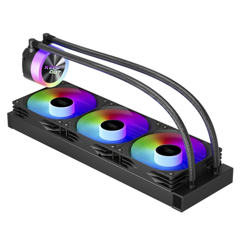 KeepOut XWC 360 système de refroidissement d'ordinateur Processeur Kit de refroidissement du liquide 12 cm Neuf - vue 3