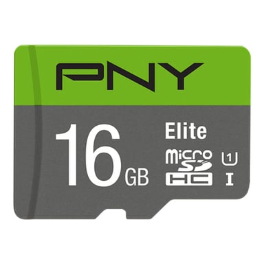 PNY Elite microSDHC 16GB UHS-I Classe 10 (MICROSD ELITE 16GB - PNY MICRO-SD)