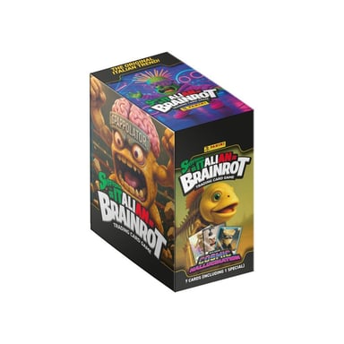 Boîte Booster Trading Card Game Panini Skifidol Italian Brainrot Vol. 2 Cosmic Hallucination 24 pochettes - Neuf