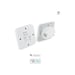 Kit interrupteur va-et-vient connecté DiO Connect lot de 2 Wi?Fi contrôle vocal blanc