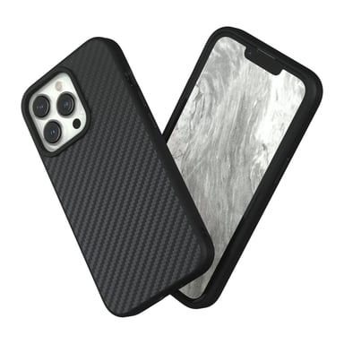 RhinoShield Coque Compatible avec [iPhone 13 Pro] SolidSuit - Housse Fine avec Technologie Absorption des Chocs & Finition Premium - Fibre de Carbone