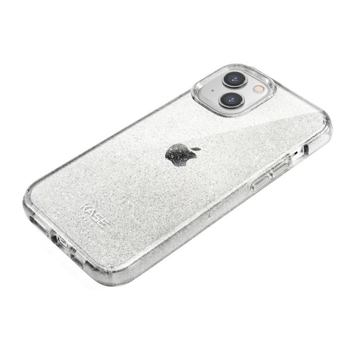 Coque hybride étincelante invisible pour iPhone Apple iPhone 13, Transparente