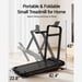 Tapis De Marche Inclinable 15% - 10 Km/h, Moteur 2.5CV, Silencieux (<45 DB), Charge Max 136 Kg - Compact Pour Maison/bureau