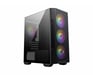 MSI MAG Forge M100R Midi Tower Negro, Transparente