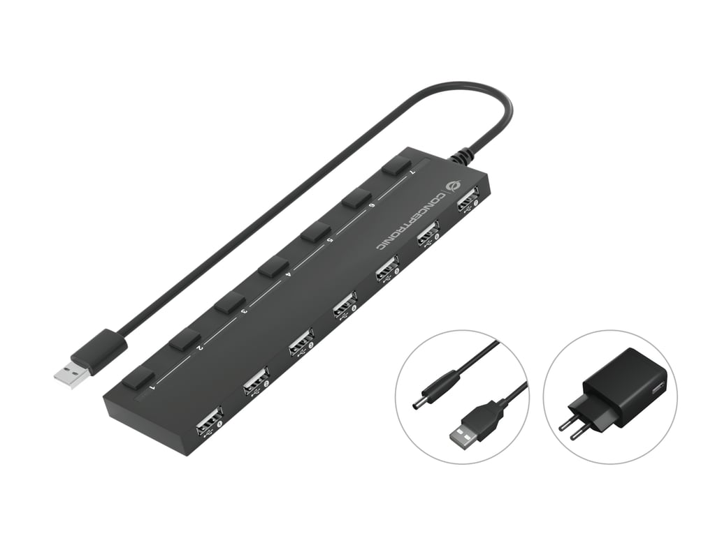 Conceptronic Travel 4 Ports USB Hub Neuf - vue 7