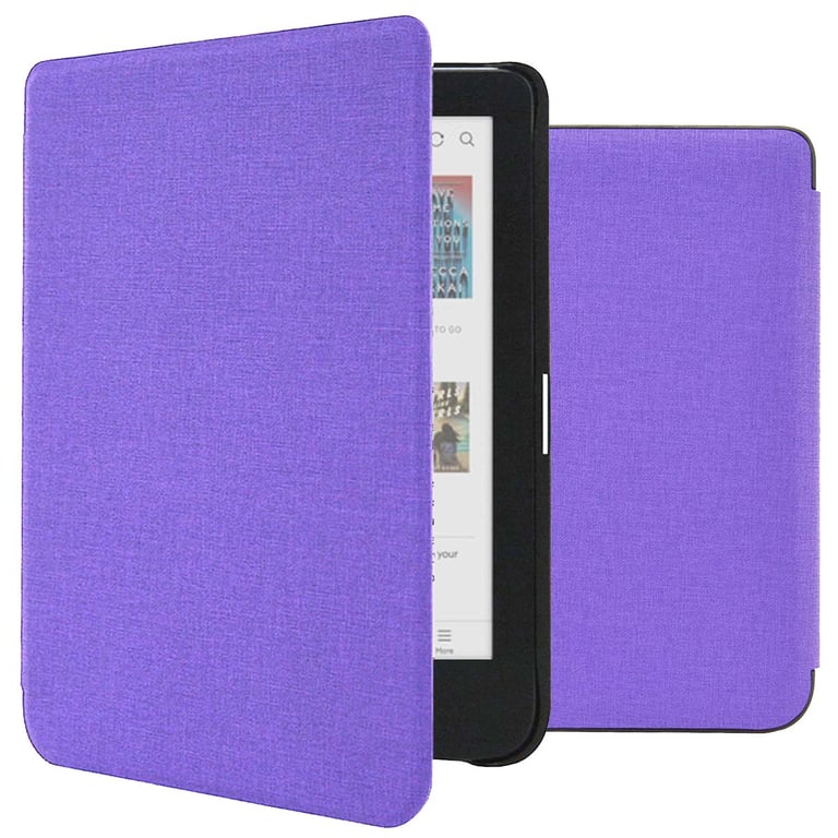 imoshion Étui de liseuse portefeuille Canvas Sleepcover pour Kobo Clara Colour / Clara BW / Tolino Shine 5 / Shine Color Neuf