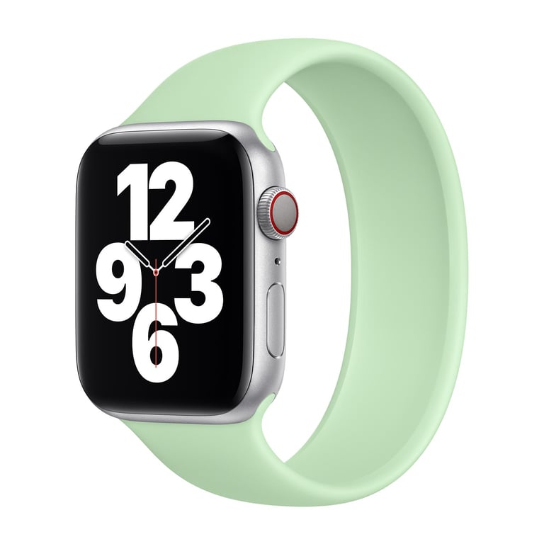 Bracelet Boucle unique en Silicone pour Apple Watch | 38404142 mm Taille 8 Pistachio Neuf
