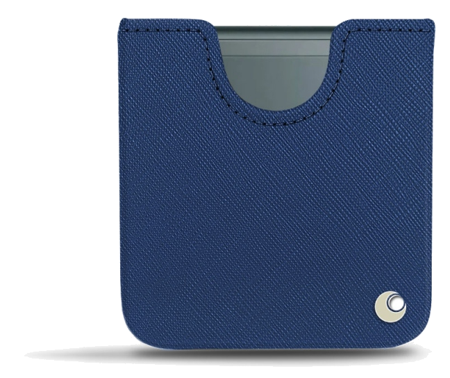 Pochette cuir Samsung Galaxy Z Flip3 - PochetteBleu