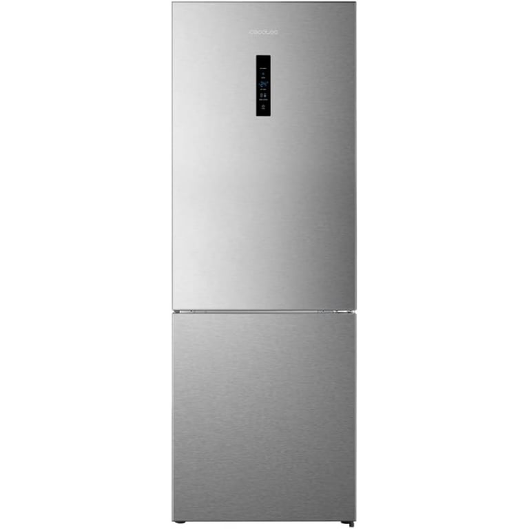 Cecotec Frigorífico Combi 2 Puertas Bolero CoolMarket Combi 495 Inox E. 495 Altura 200 cm y 70 cm Ancho Bajo Consumo Sistema Air Flow total No frost Cooling