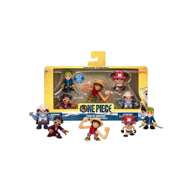 Pack de 5 minis figurines Zoro Chopper Wapol Mr. 5 et Luffy Des Neuf