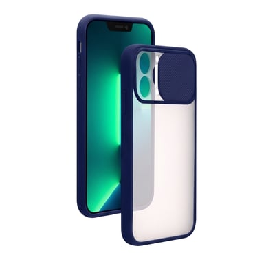 BIG BEN COVSLIDEIP1361PBL coque de protection pour téléphones portables 15,5 cm (6.1'') Housse Bleu, Transparent Apple (brand) iPhone 13 Pro