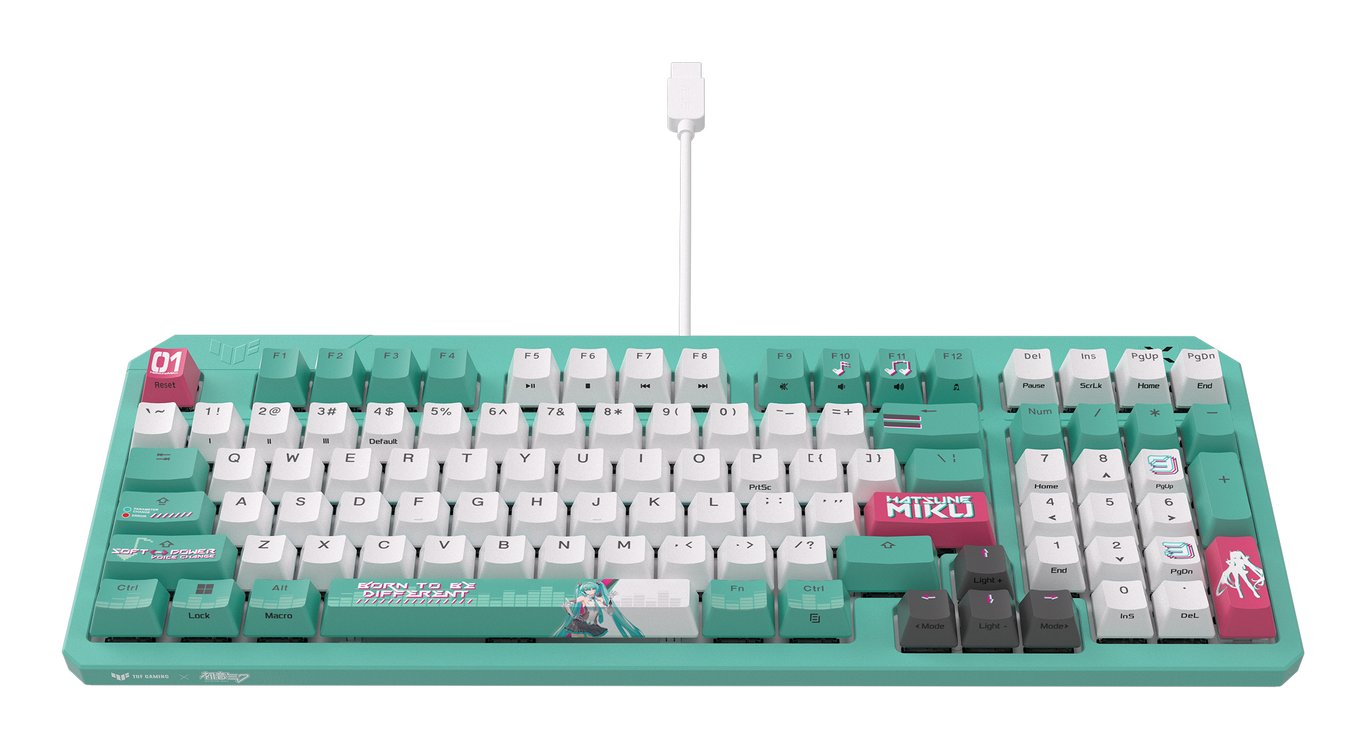 ASUS TUF Gaming Clavier K3 Gen II Hatsune Miku Edition - AZERTY - Neuf