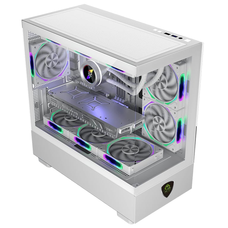 KeepOut XC-301W GLASS unité centrale Blanc - Neuf