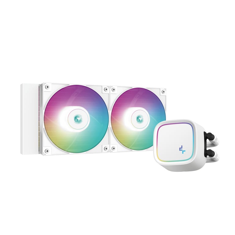 DeepCool LE520 WH Processeur Refroidisseur de liquide tout en un 12 cm 1 pièce Neuf
